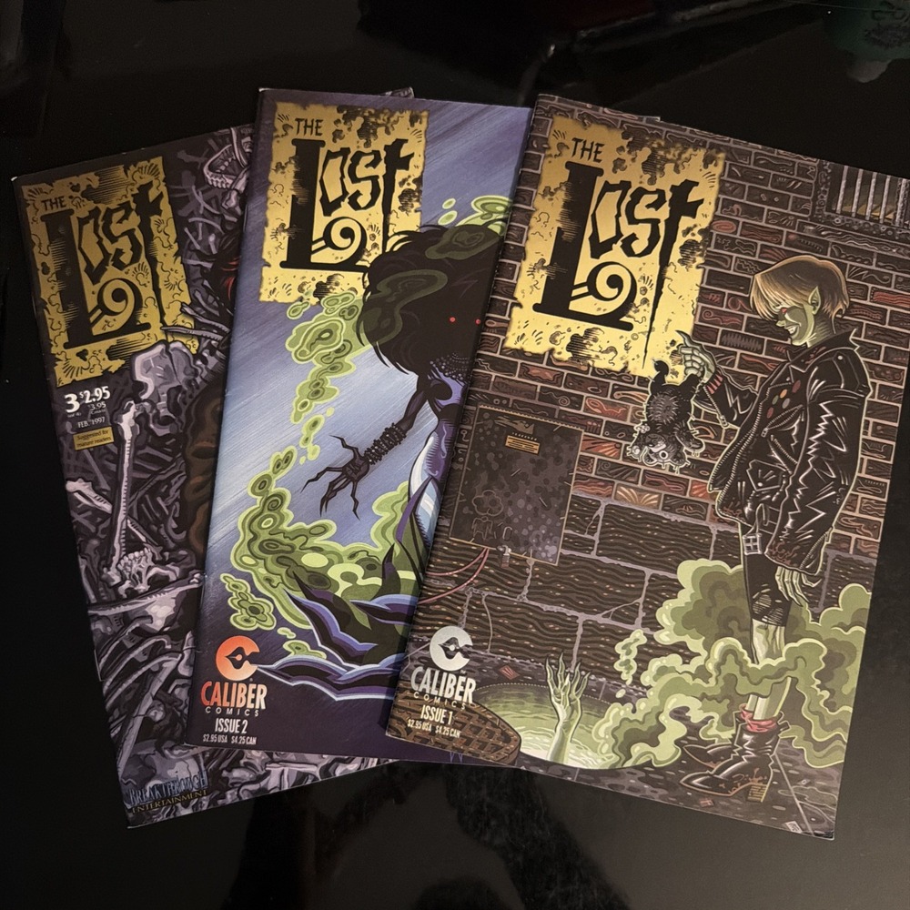 THE LOST #1-3 CHAOS CALIBER COMIC BOOK LOT OF 3 1996-1997